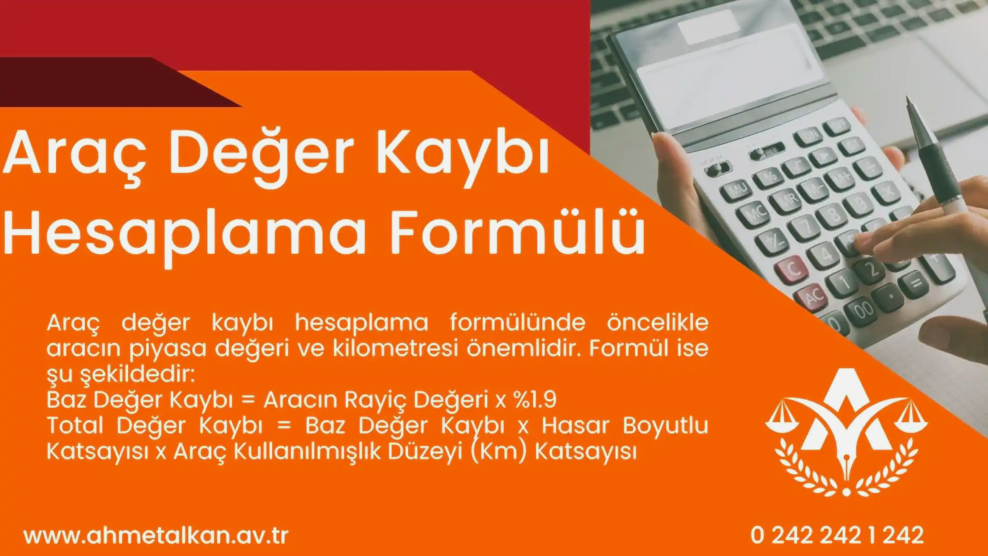 Arac Değer Kaybı hesaplama formülü nedir